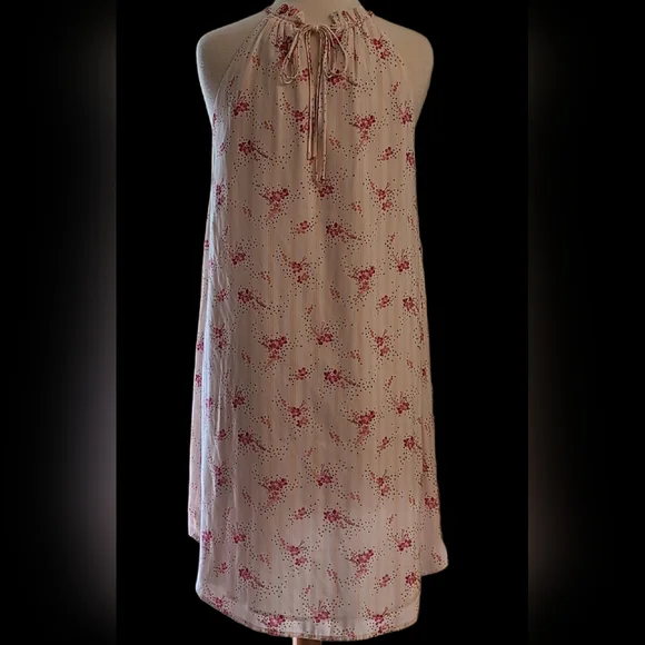 Loft size S white/pink dress - Picture 3 of 10